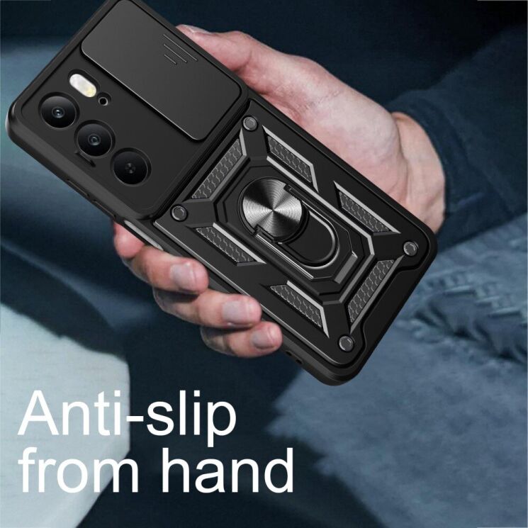 Защитный чехол Deexe Armor Shield для Realme C75 - Blue: фото 10 из 10