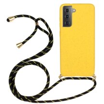Защитный чехол Deexe Astra Case для Samsung Galaxy S21 (G991) - Yellow: фото 1 из 4