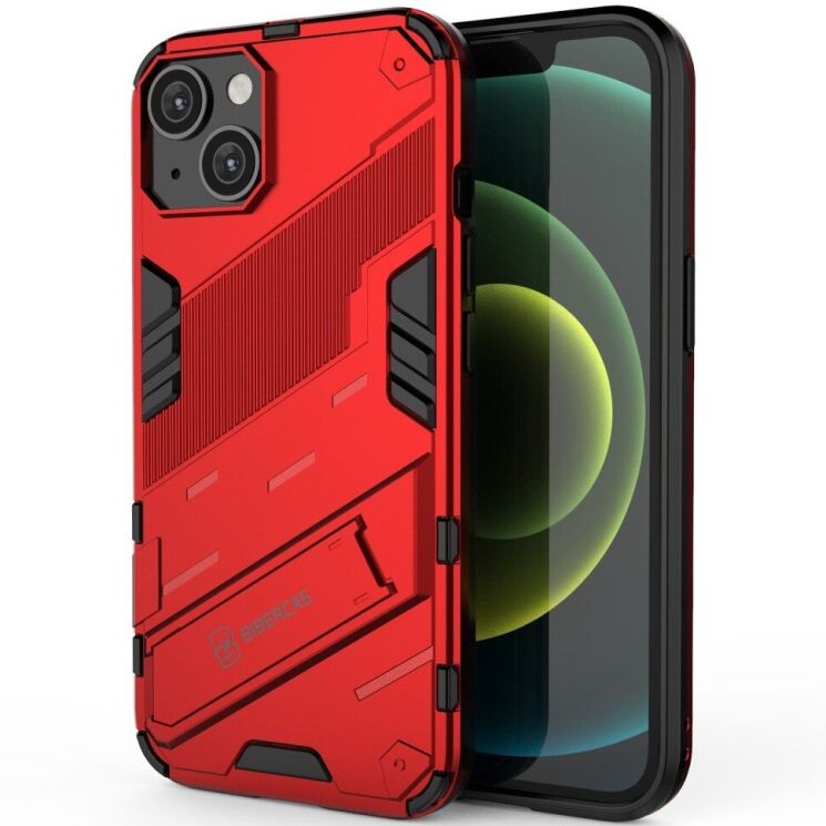 Защитный чехол Deexe Bibercas для Apple iPhone 14 - Red: фото 1 из 6