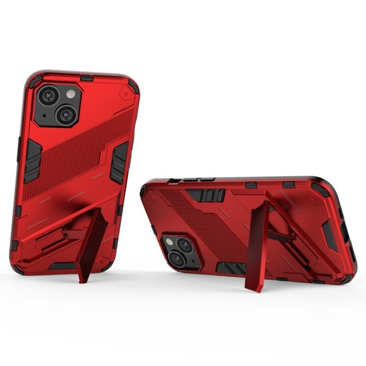 Защитный чехол Deexe Bibercas для Apple iPhone 14 - Red: фото 2 из 6