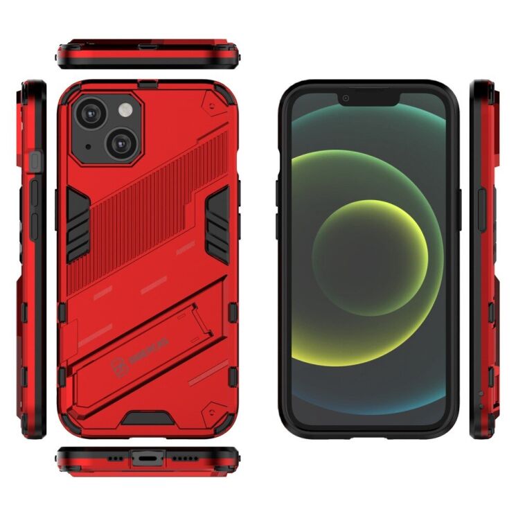 Защитный чехол Deexe Bibercas для Apple iPhone 14 - Red: фото 3 из 6