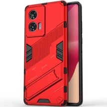 Защитный чехол Deexe Bibercas для Motorola Edge 50 Fusion - Red: фото 1 из 7