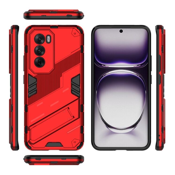Защитный чехол Deexe Bibercas для OPPO Reno 12 - Black: фото 7 из 7