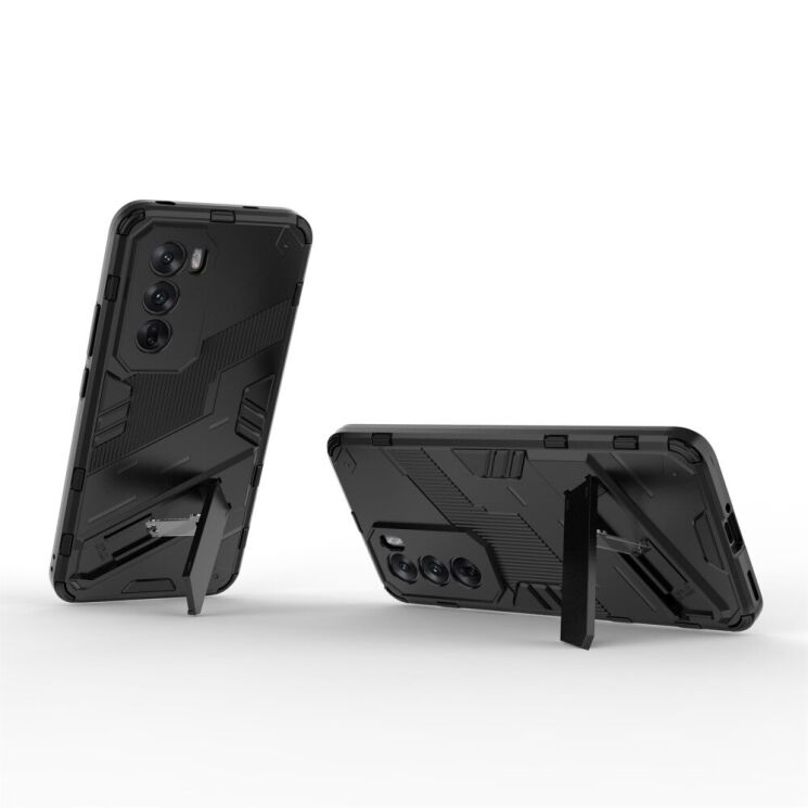 Защитный чехол Deexe Bibercas для OPPO Reno 12 - Black: фото 3 из 7