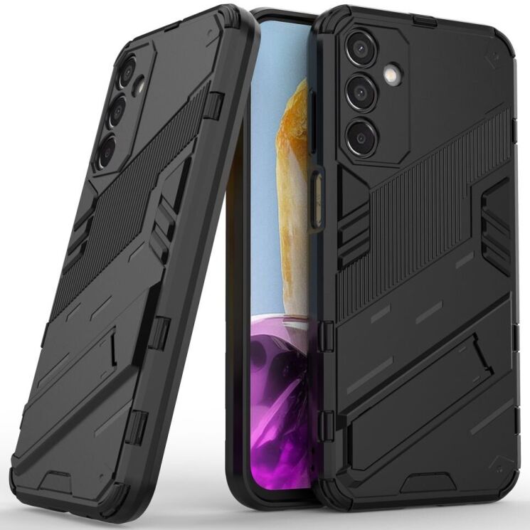 Защитный чехол Deexe Bibercas для Samsung Galaxy M15 (M156) - Black: фото 1 из 7