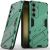 Защитный чехол Deexe Bibercas для Samsung Galaxy S24 FE (S721) - Green: фото 1 из 7