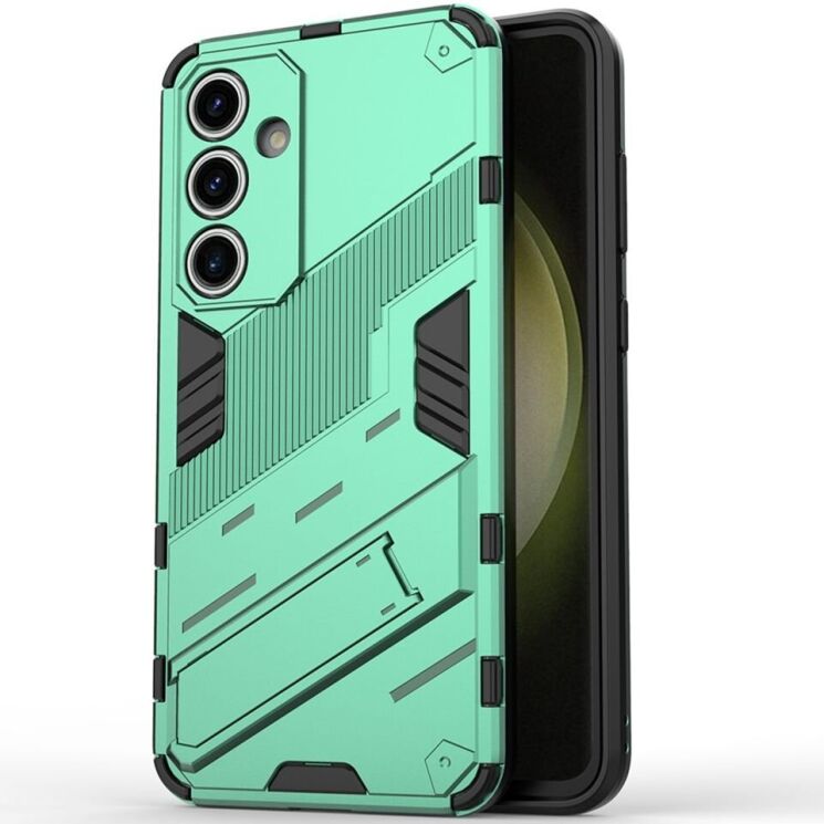 Защитный чехол Deexe Bibercas для Samsung Galaxy S24 FE (S721) - Green: фото 2 из 7