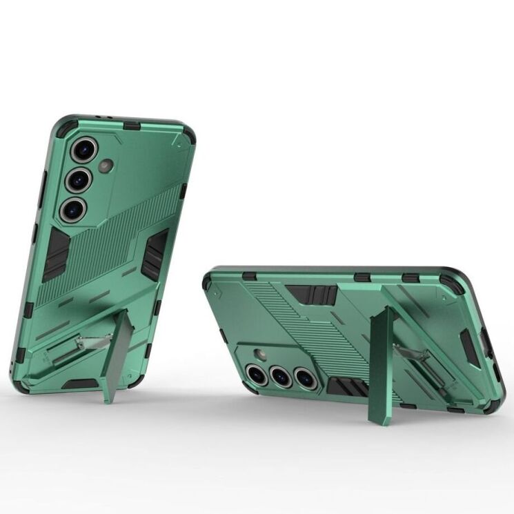 Защитный чехол Deexe Bibercas для Samsung Galaxy S24 FE (S721) - Green: фото 3 из 7