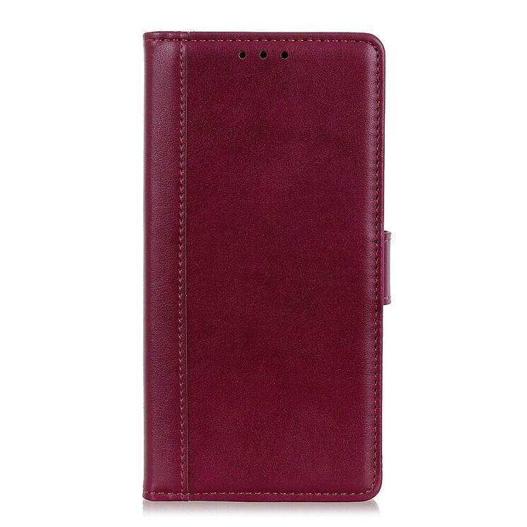 Захисний чохол Deexe Book Cover для Google Pixel 5 - Wine Red: фото 2 з 13