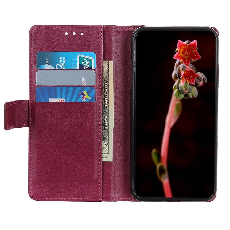 Захисний чохол Deexe Book Cover для Google Pixel 5 - Wine Red: фото 6 з 13