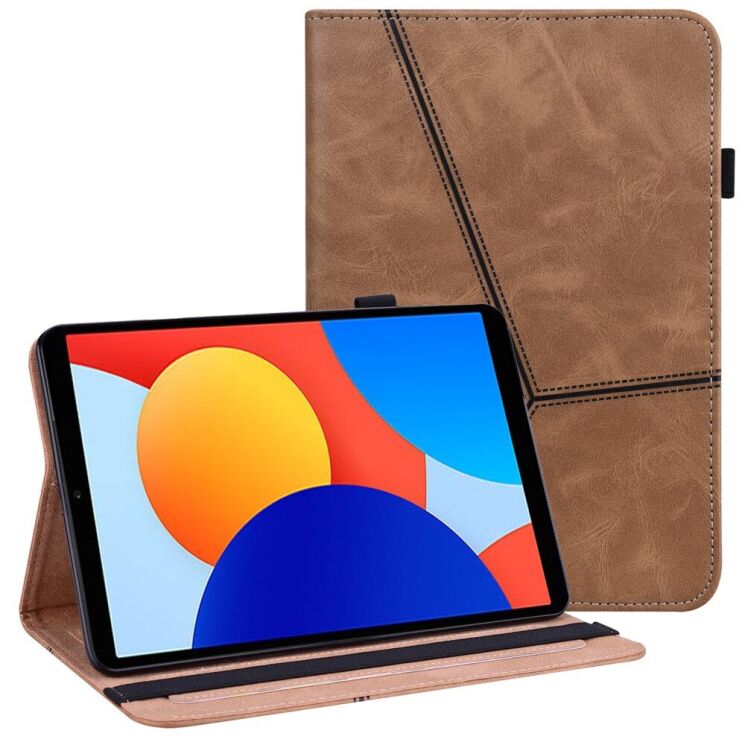 Защитный чехол Deexe Business Cover для Xiaomi Redmi Pad SE 8.7 4G - Brown: фото 1 из 12