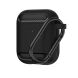 Защитный чехол Deexe Carbon Case для Apple AirPods 1 / 2 - Black (204519B). Фото 1 из 12