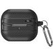 Захисний чохол Deexe Carbon Case для Samsung Galaxy Buds 3 / Buds 3 Pro - Black (360905B). Фото 1 з 8