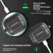 Захисний чохол Deexe Carbon Case для Samsung Galaxy Buds 3 / Buds 3 Pro - Black (360905B). Фото 3 з 8