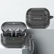 Захисний чохол Deexe Carbon Case для Samsung Galaxy Buds 3 / Buds 3 Pro - Black (360905B). Фото 2 з 8