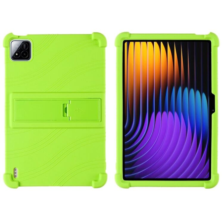 Защитный чехол Deexe Color AirBag для Xiaomi Pad 7 / 7 Pro - Green: фото 1 из 12