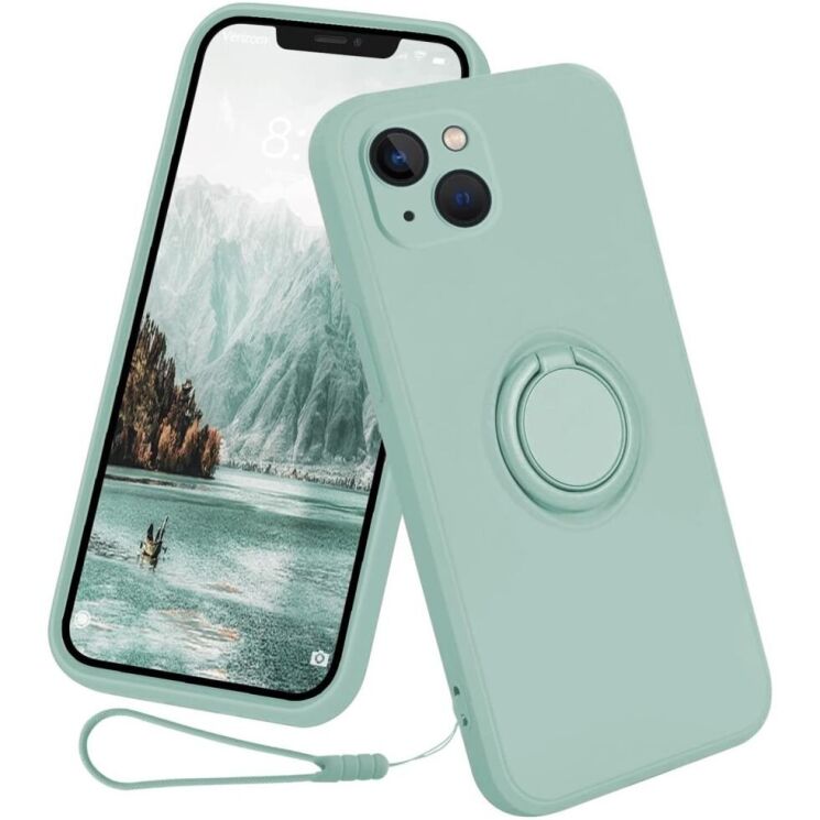 Захисний чохол Deexe Color Shell для Apple iPhone 15 Plus - Cyan: фото 1 з 7