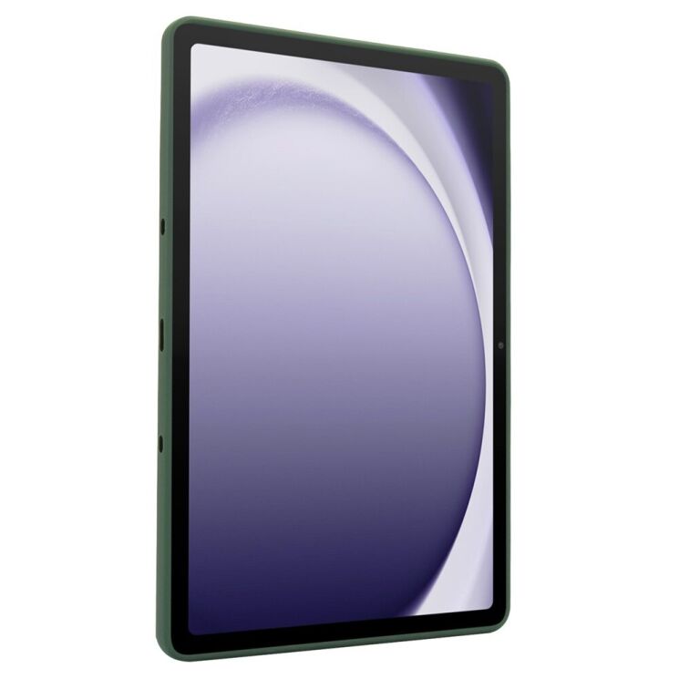 Защитный чехол Deexe Crystal Kickstand для Samsung Galaxy Tab A9 Plus (X210/216) - Green: фото 6 из 12