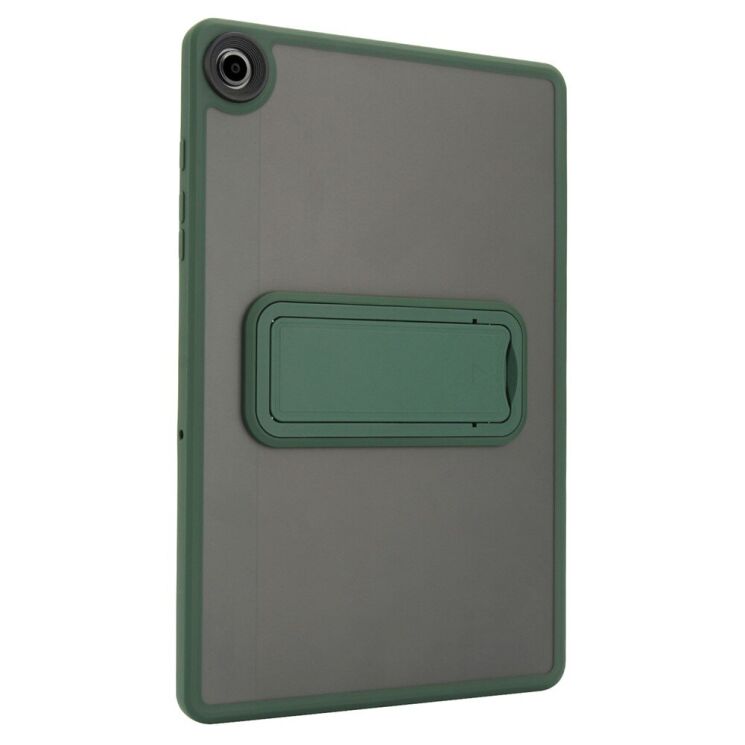 Защитный чехол Deexe Crystal Kickstand для Samsung Galaxy Tab A9 Plus (X210/216) - Green: фото 5 из 12