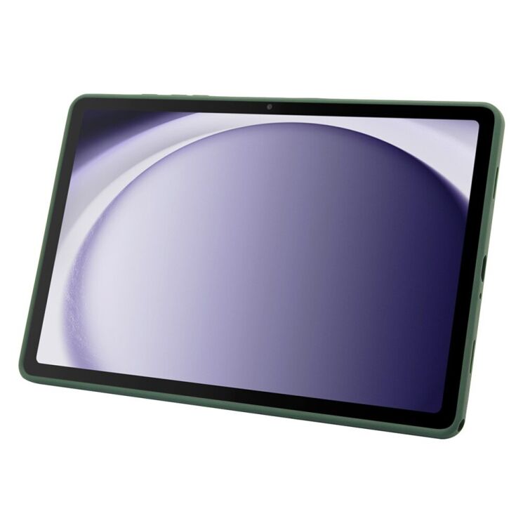 Защитный чехол Deexe Crystal Kickstand для Samsung Galaxy Tab A9 Plus (X210/216) - Green: фото 3 из 12