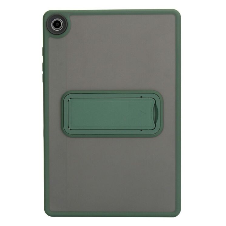 Защитный чехол Deexe Crystal Kickstand для Samsung Galaxy Tab A9 Plus (X210/216) - Green: фото 4 из 12