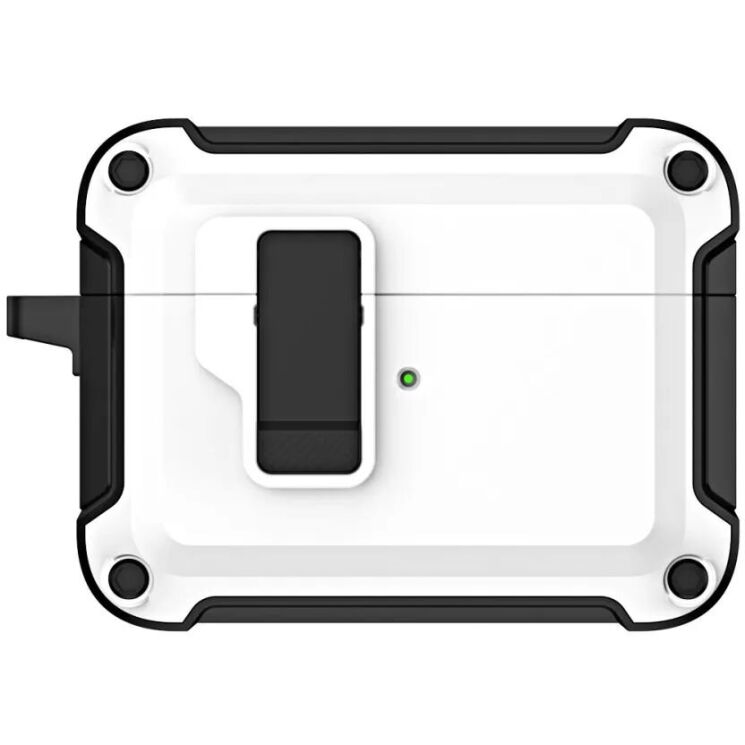 Защитный чехол Deexe Defender Armor для Apple AirPods Pro 2 - White: фото 2 из 13