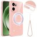 Защитный чехол Deexe Glitter Case with MagSafe для OnePlus 15R / Ace 6 / Ace 6T - Pink (408048P). Фото 1 из 7