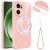 Защитный чехол Deexe Glitter Case with MagSafe для OnePlus 15R / Ace 6 / Ace 6T - Pink: фото 1 из 7