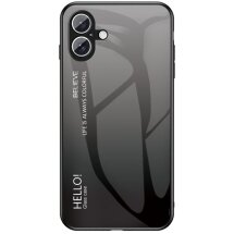 Захисний чохол Deexe Gradient Color для iPhone 16 - Black / Grey: фото 1 з 7