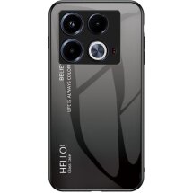 Защитный чехол Deexe Gradient Color для Infinix Note 40 - Black / Grey: фото 1 из 7