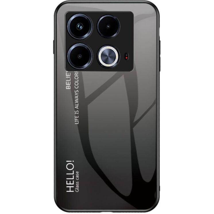 Защитный чехол Deexe Gradient Color для Infinix Note 40 - Black / Grey: фото 1 из 7