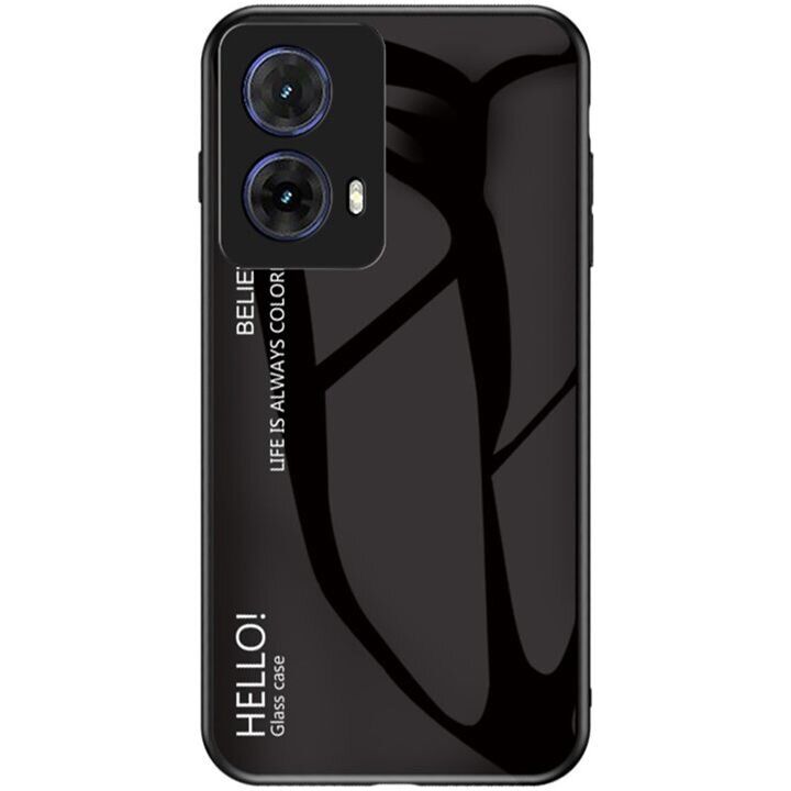 Защитный чехол Deexe Gradient Color для Motorola Moto G85 - Black: фото 1 из 11