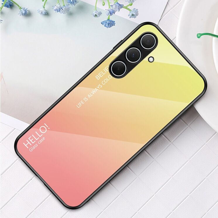 Защитный чехол Deexe Gradient Color для Samsung Galaxy A56 (A566) - Yellow: фото 2 из 7