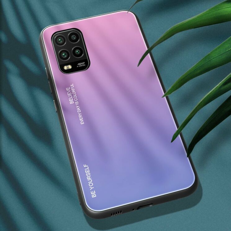 Защитный чехол Deexe Gradient Color для Xiaomi Mi 10 Lite - Pink / Blue: фото 2 из 15