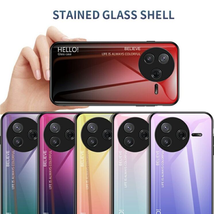 Защитный чехол Deexe Gradient Color для Xiaomi Poco F7 Pro - Pink / Blue: фото 4 из 8