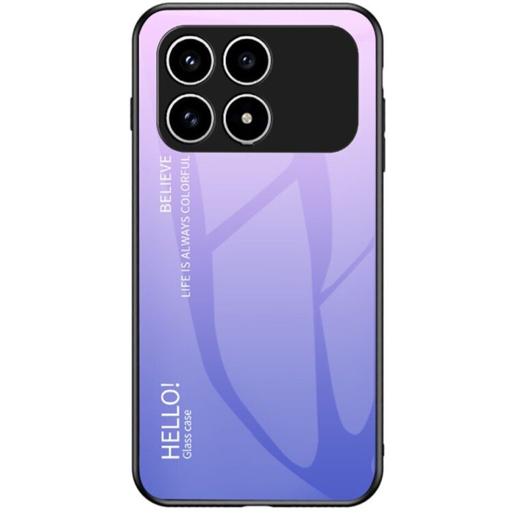 Захисний чохол Deexe Gradient Color для Xiaomi Poco F8 Pro - Pink / Purple: фото 1 з 8