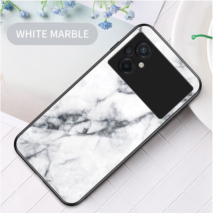 Защитный чехол Deexe Gradient Pattern для Xiaomi Poco M5 - White: фото 2 из 4