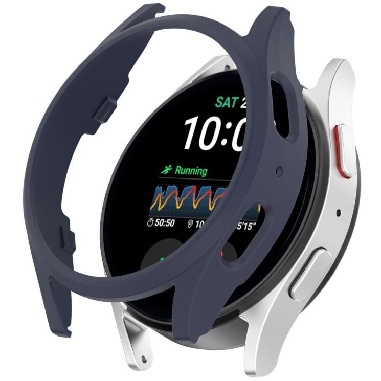 Защитный чехол Deexe Hard Frame для Samsung Galaxy Watch 7 (44mm) - Midnight Blue: фото 1 из 7