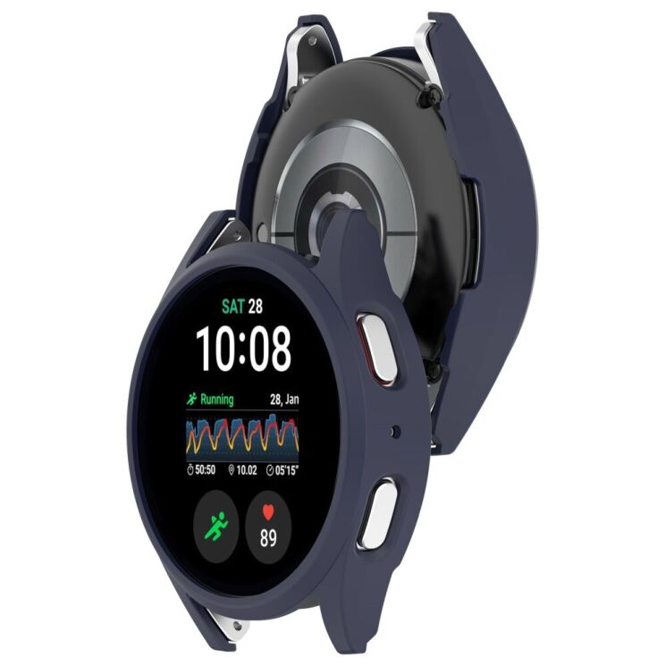 Защитный чехол Deexe Hard Frame для Samsung Galaxy Watch 7 (44mm) - Midnight Blue: фото 6 из 7