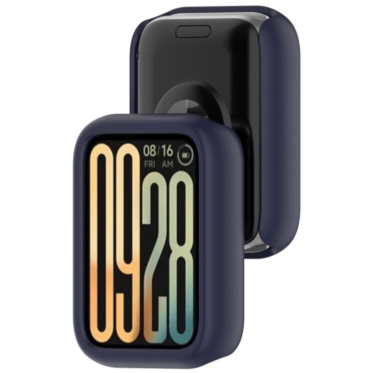 Защитный чехол Deexe Hard Frame для Xiaomi Mi Smart Band 9 Pro - Midnight Blue: фото 6 из 7