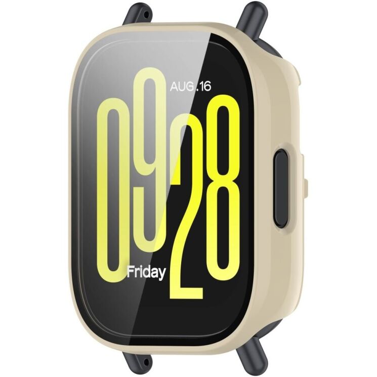 Защитный чехол Deexe Hard Frame для Xiaomi Redmi Watch 5 Active - Ivory White: фото 5 из 6