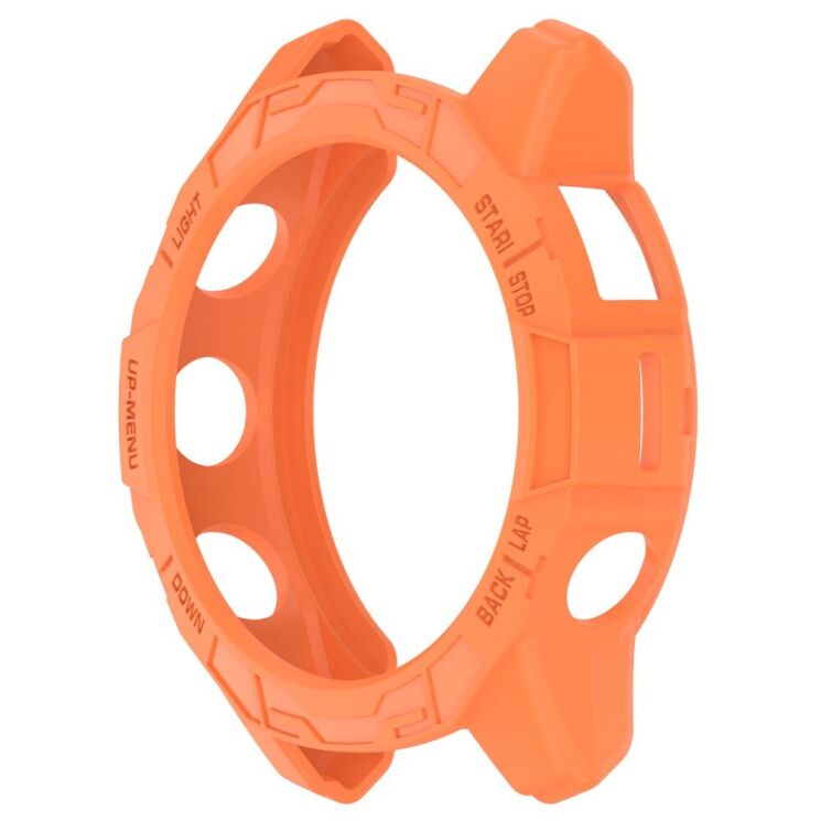 Защитный чехол Deexe Hollow Cover для Garmin Quatix 7 Pro - Orange: фото 4 из 8