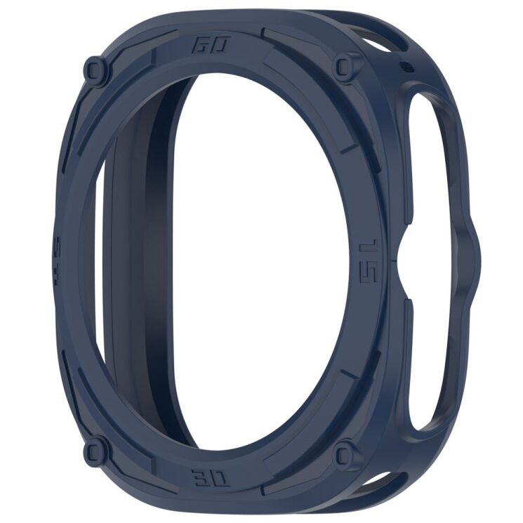 Защитный чехол Deexe Hollow Cover для Samsung Galaxy Watch Ultra (47mm) - Midnight Blue: фото 2 из 7