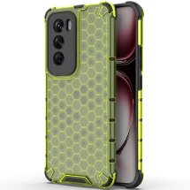 Защитный чехол Deexe Honeycomb Series для OPPO Reno 12 - Green: фото 1 из 5