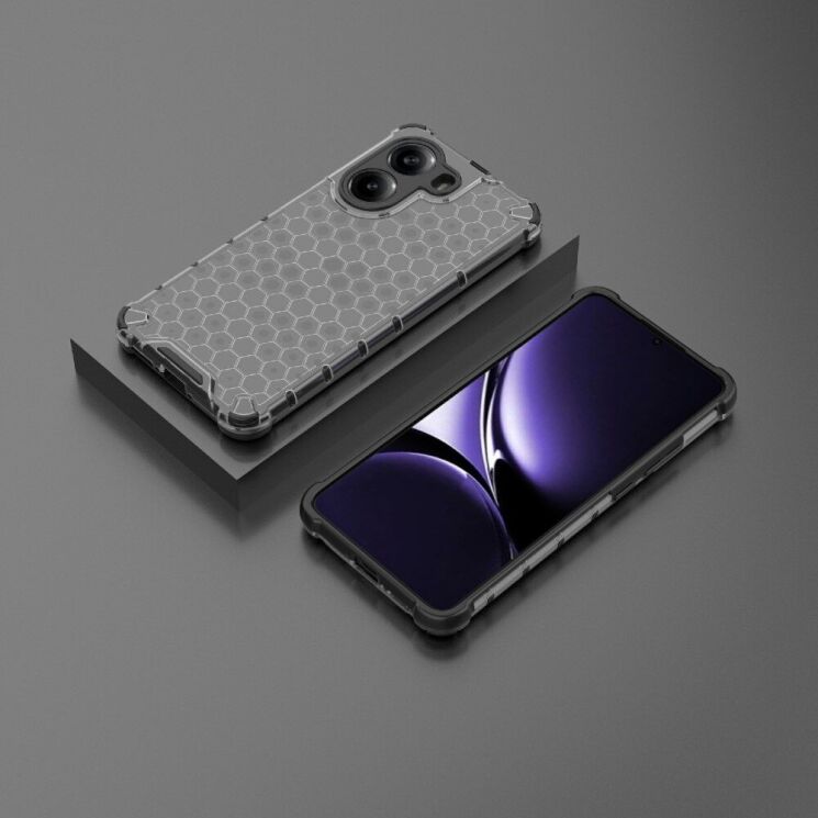 Защитный чехол Deexe Honeycomb Series для Xiaomi Poco X7 Pro - Black: фото 2 из 5