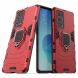 Чехол с подставкой Deexe Hybrid Case для OPPO Reno 6 Pro / 6 Pro Plus - Red (294805R). Фото 1 из 8