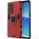 Чехол с подставкой Deexe Hybrid Case для OPPO Reno 6 Pro / 6 Pro Plus - Red (294805R). Фото 2 из 8