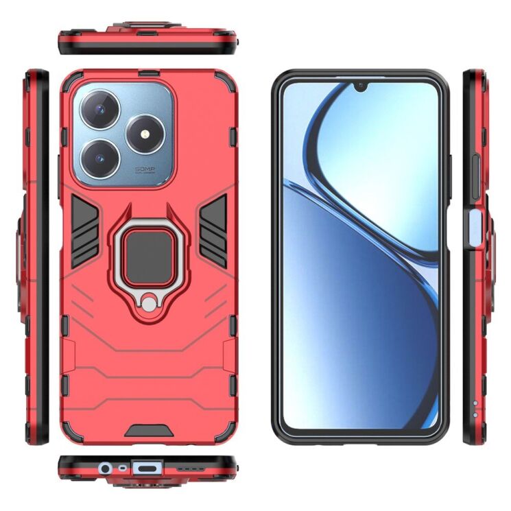 Защитный чехол Deexe Hybrid Case для Realme C63 / C61 / Note 60x - Black: фото 6 из 6