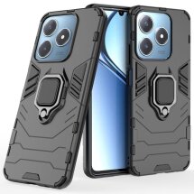 Защитный чехол Deexe Hybrid Case для Realme C63 / C61 / Note 60x - Black: фото 1 из 6