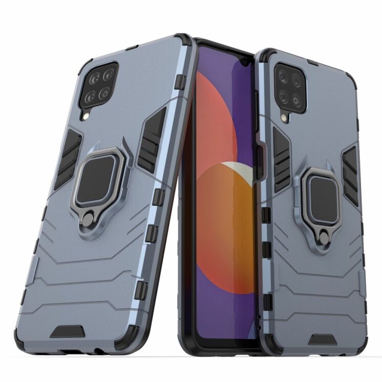 Защитный чехол Deexe Hybrid Case для Samsung Galaxy M12 (M125) - Blue: фото 2 из 7